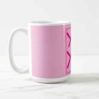 XOXO, Pink Preppy Cool Girl Mug Design