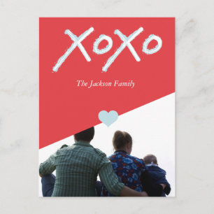 xoxo postcard