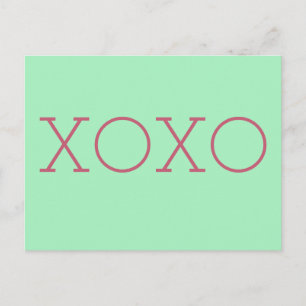 XOXO Postcard