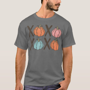 XOXO Pumpkin Vintage Style Fall Autumn Thanksgivin T-Shirt