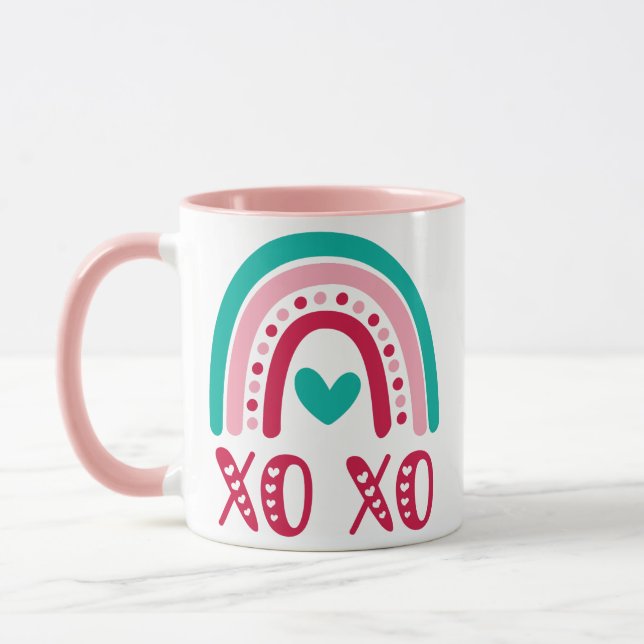 XOXO rainbow Mug (Left)