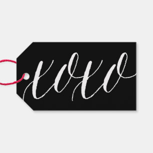 XOXO Script   Modern Calligraphy Gift Tag