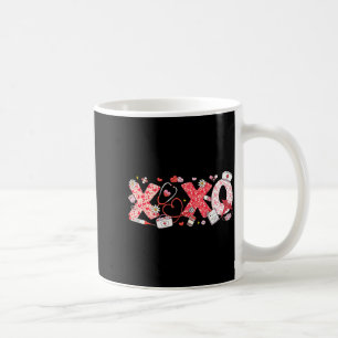 Xoxo Stethoscope Valentine Rn Pct Cna Nurse Nurse  Coffee Mug