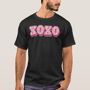 XOXO Sweet Love Valentine Southern Western Rodeo C T-Shirt