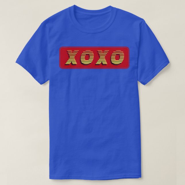 XOXO Text T-Shirt (Design Front)