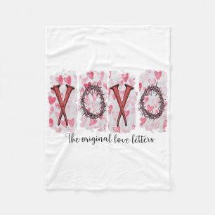 Xoxo The Original Love Letters, Jesus Christian Va Fleece Blanket