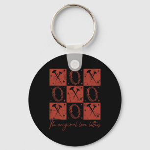Xoxo The Original Love Letters Retro Checked Valen Key Ring