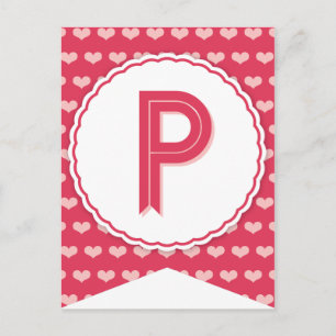 XOXO Valentine Party Flag Bunting Banner P Holiday Postcard