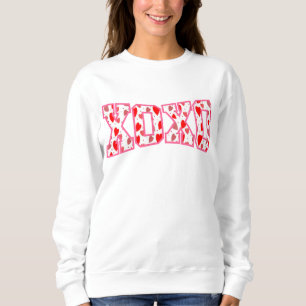 XOXO Valentine Typography Sweatshirt