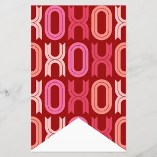 XOXO Valentine's Day Party Decor Bunting Banners Flyer