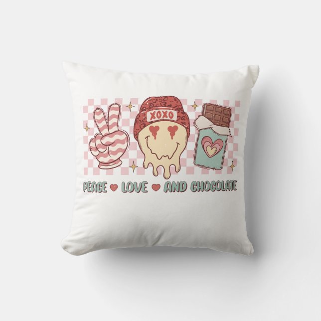 XOXO Valentines Day   Throw Pillow (Front)
