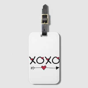 XOXO Valentines Luggage Tag