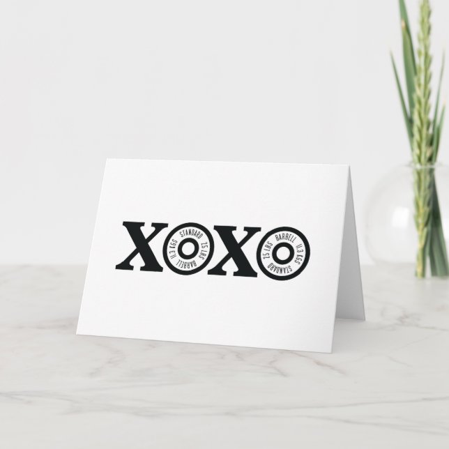 Xoxo Weightlifting Card (Front)