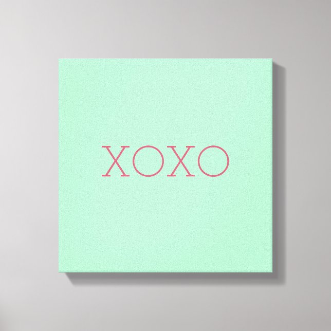 XOXO Wrapped Canvas (Front)