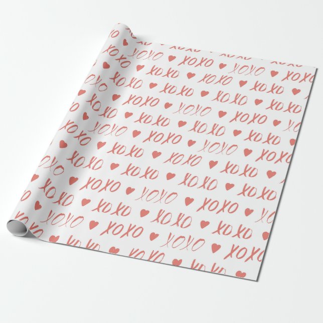 XOXO WRAPPING PAPER (Unrolled)