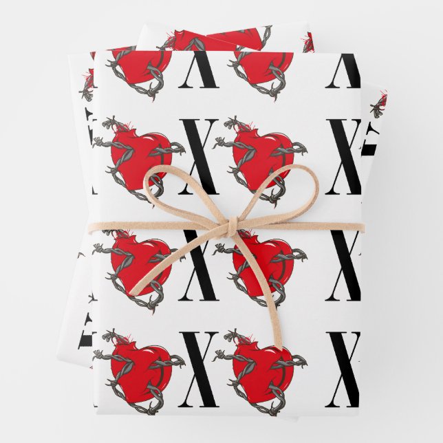 XOXO WRAPPING PAPER SHEET (In situ)