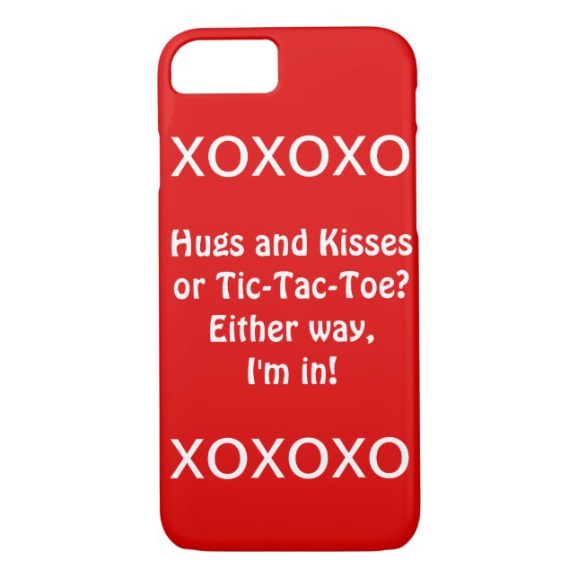 XOXOXO iPhone 7 Case (Back)
