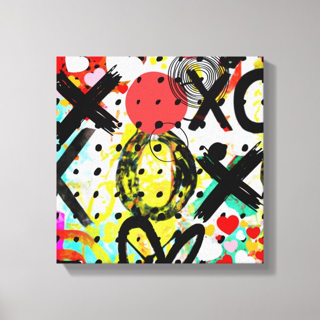 XOXOXOXOXO Collection Canvas Print (Front)