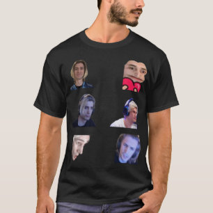 xQc Emotes Pack   T-Shirt