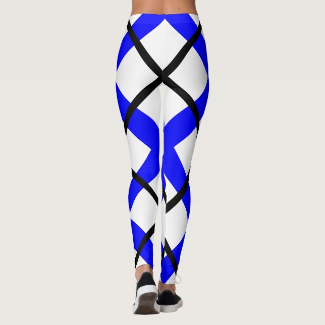 XRAY BLUE CROSS LEGGINGS (Back)