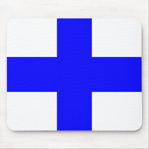 XRAY BLUE CROSS MOUSE MAT