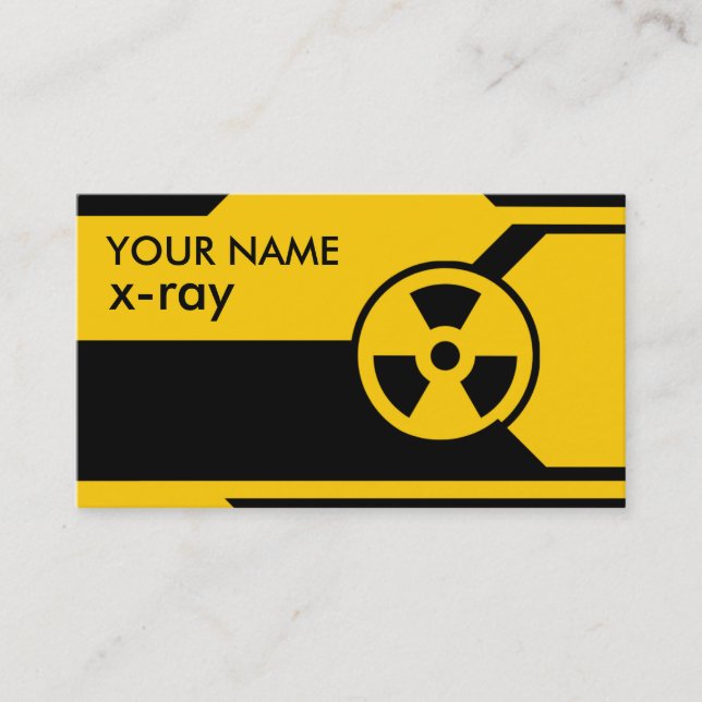 xray business card (Front)