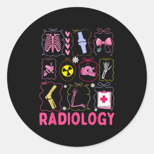 Xray Rad Tech Radiology Healthcare Appreciation Te Classic Round Sticker