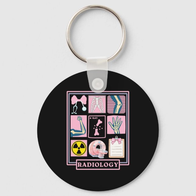 Xray Rad Tech Radiology Healthcare Appreciation Te Key Ring (Front)