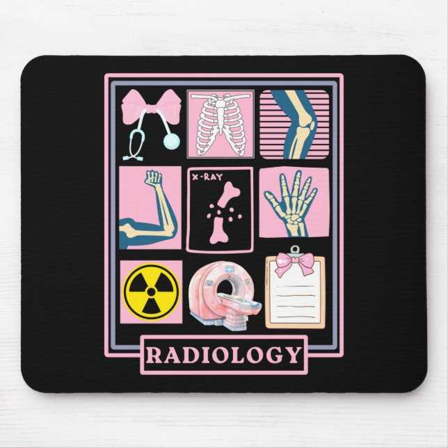 Xray Rad Tech Radiology Healthcare Appreciation Te Mouse Mat (Front)