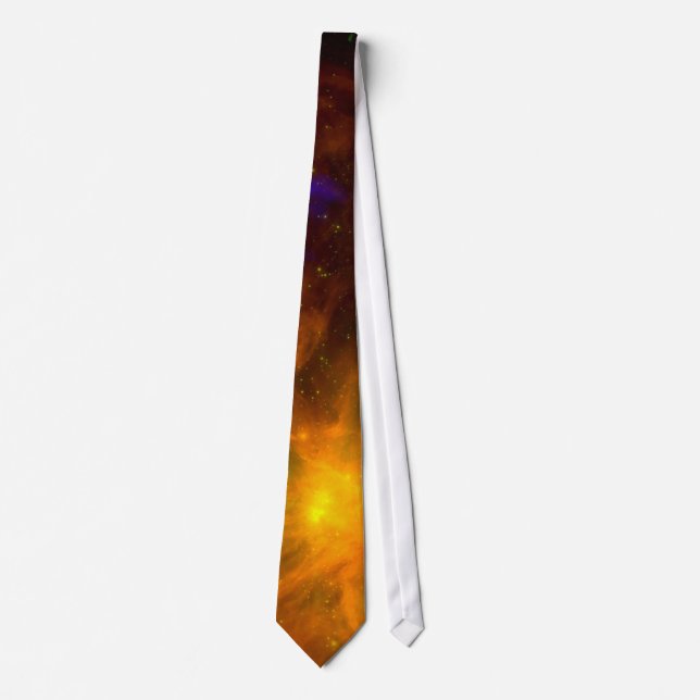 XRay Santa Claus in Orion NASA space photo Tie (Front)