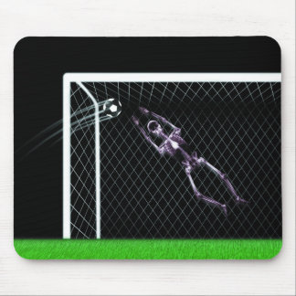 XRAY SKELETON SOCCER GOALIE ORIGINAL MOUSE MAT
