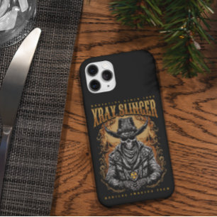 XRay Slinger Skeleton Cowboy iPhone 14 Pro Max Case