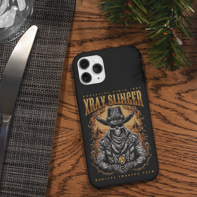 XRay Slinger Skeleton Cowboy iPhone Case (Creator Uploaded)