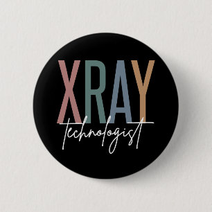 Xray Tech X-ray Technologist Multicolored gifts 6 Cm Round Badge