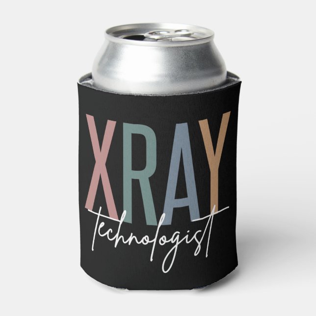 Xray Tech X-ray Technologist Multicolored gifts Can Cooler (Can Front)