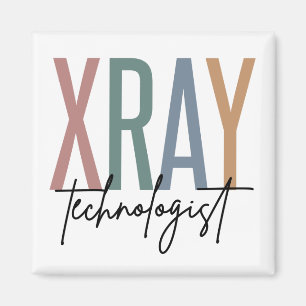 Xray Tech X-ray Technologist Multicolored gifts Magnet