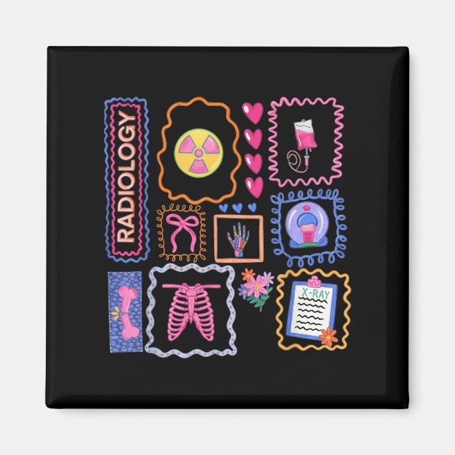 Xray Technologist Xray Tech Radiologic Technologis Magnet (Front)