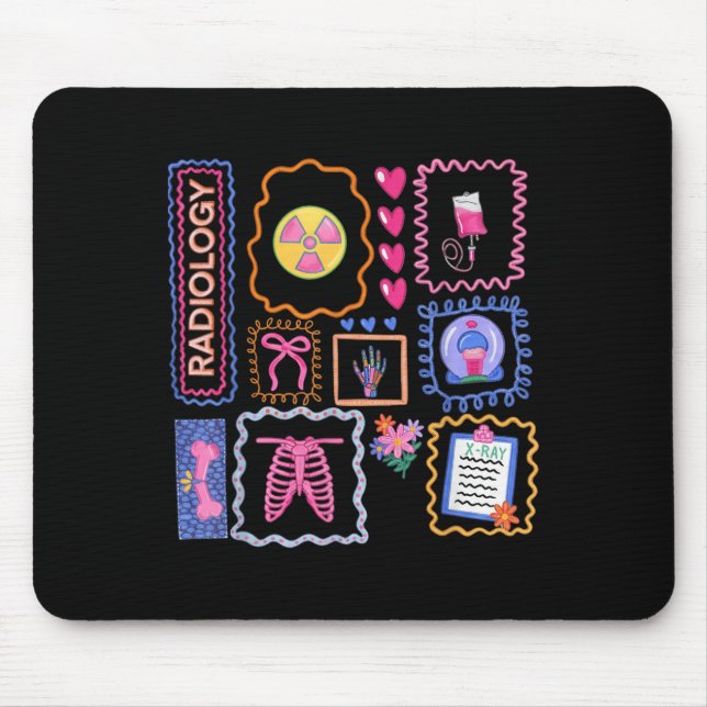 Xray Technologist Xray Tech Radiologic Technologis Mouse Mat (Front)