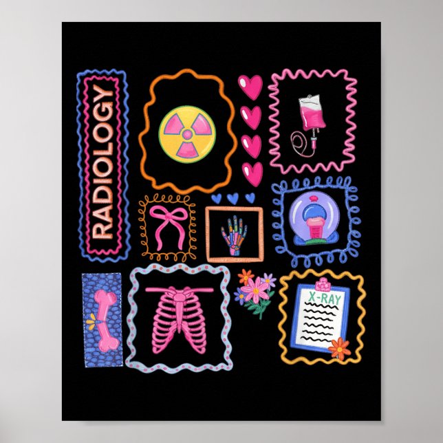 Xray Technologist Xray Tech Radiologic Technologis Poster (Front)
