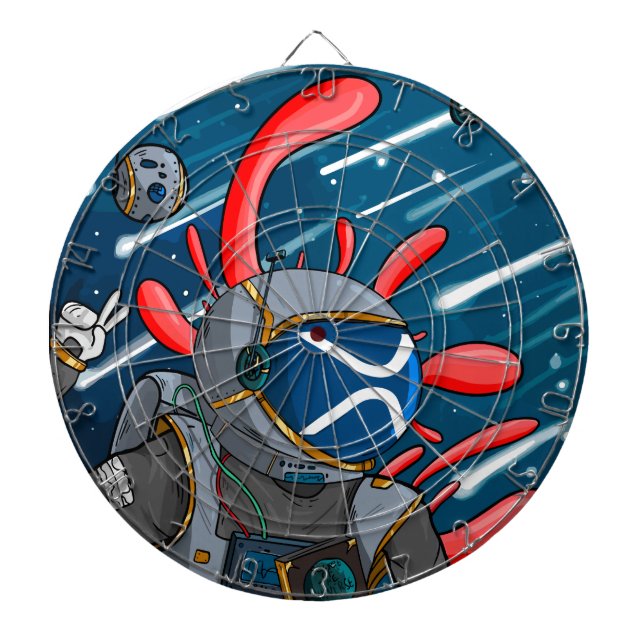 XRP Astronaut TO THE MOON - XRP cryptocurrency  Dartboard (Front)