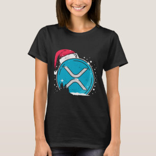 Xrp Christmas Hat Moonshot Ripple Crypto Merch To T-Shirt