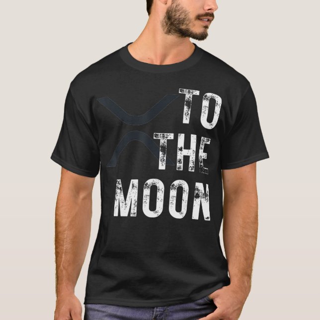 XRP Coin To The Moon XRP Crypto  T-Shirt (Front)