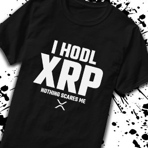 XRP Crypto Cryptocurrency Hodl XRP Funny Quote T-Shirt