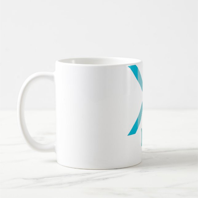 XRP Crypto Pastel Colours Cryptocurrency   Coffee Mug (Left)