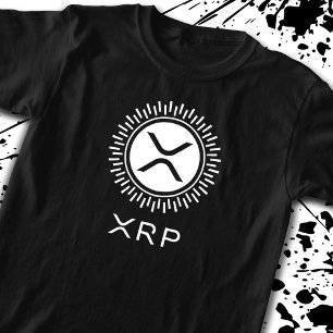 XRP Cryptocurrency Crypto Decorative Circle Logo T-Shirt