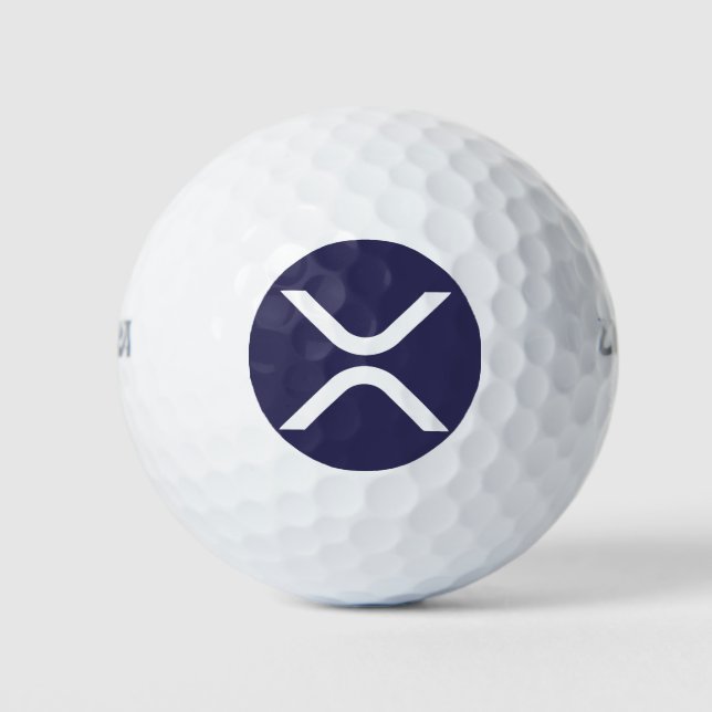 XRP cryptocurrency - XRP  Golf Balls (Front)