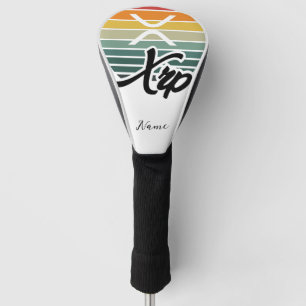 XRP cryptocurrency - XRP sunset colors Golf Head Cover