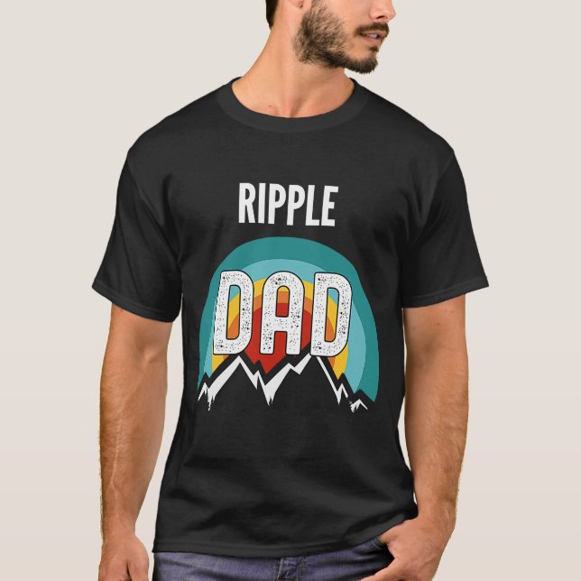Xrp Dad Crypto  For Fathers Day T-Shirt (Front)