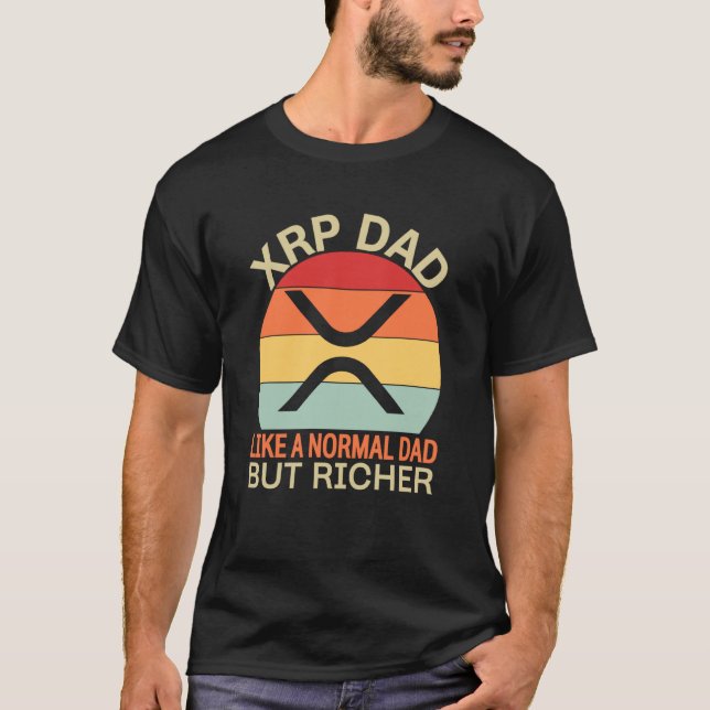 XRP Dad Crypto Merchandise Definition T-Shirt (Front)