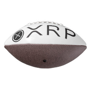 XRP Full Logo White Football American Football